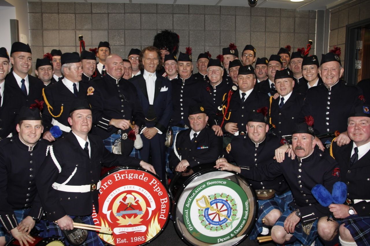 DFB Pipe Band and NAS Pipes and Drums join forces